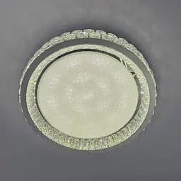 Стильна стельова LED-люстра для вітальні Linisoln 3218-500 CH хром 140 Вт до 18 м2 - мініатюра 6