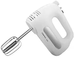 Міксер Liberton LHM-2803, White, 450W, ручний, 6 швидкостей, турбо режим, вінчики, гаки для замісу тіста, корпус з ABS пластику