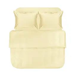 Постельное белье сатин Lotus Home - Dakota Modern масляно-желтый полуторный