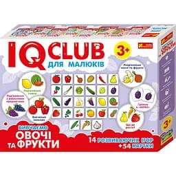 Учебные пазлы Ranok Creative IQ-club для малышей Изучаем овощи и фрукты 13203004