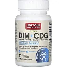 Дииндолилметан и D-глюкарат кальция Jarrow Formulas DIM + CDG 30 капсул