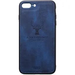 Чехол-накладка Toto Deer Shell With Leather Effect Case Apple iPhone 7 plus/8 plus Dark Blue