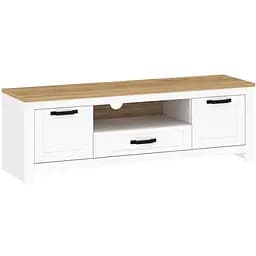 Тумба під телевізор Lagom Ланцет німфея альба/дуб золотий