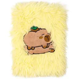 Блокнот плюшевий ZiBi Kids Line Capybara 21, А5 80 аркушів у клітинку, в асортименті (ZB.700042)