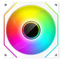 Вентилятор Coolmoon 120мм CM-5PRO-W-F Forward (CM-5PRO-W-F) White - мініатюра 2