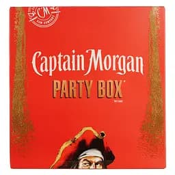 Набір Captain Morgan Party Box: Ромовий напій Captain Morgan Spiced Gold, 0,7 л, 35% + Ромовий напій Captain Morgan Spiced Black, 0,7 л, 40% - мініатюра 11