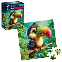 Пазли De.tail Пташеня в джунглях, 64 деталі, DT1234-17
