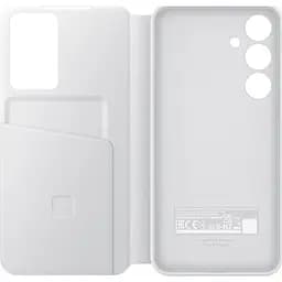 Оригінальний чохол-книжка Smart View Wallet Case для Galaxy S24 Plus White (S926) EF-ZS926CWEGWW - мініатюра 7
