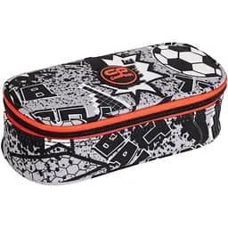 Пенал на молнии CoolPack Campus Grey Ball, с органайзером для ручек, 23х9х5 см (F062710)