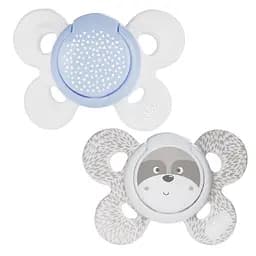 Силіконова пустушка Chicco Physio Comfort, 0-6 міс., блакитна, 2 шт. (74931.21.00.00) - мініатюра 3