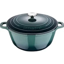 Кастрюля Bergner Excalibur с крышкой 28 см 5.8 л зеленая (BG-36102-GR)