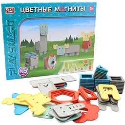 Конструктор Play Smart 2469 Магнітний - Тварини 60 елементів - мініатюра 2