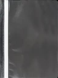 Папка-скоросшиватель чёрная с механизмом "усики", А4, 110/110 мкм, BM.3313-01 JOBMAX (4824004008666)