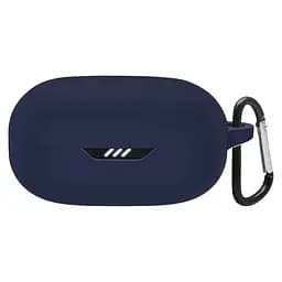 Силіконовий чохол для навушників JBL Wave Flex 2, Hang Case, синій, ультратонкий захисний кейс товщиною 2 мм, захист від подряпин, пилу та ударів, компактний, з карабіном для кріплення, ArmorStandart (ARM83228)