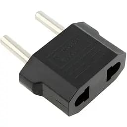 Переходник China to EU adaptor черный