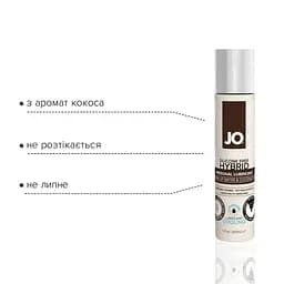 Охолоджувальний крем-змазка з кокосовим маслом System JO Silicone Free Hybrid Cooling, 30 мл - мініатюра 3
