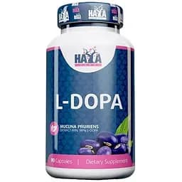 Л-Допа Мукуна экстракт (прекурсор Дофамина) Haya Labs L-DOPA Mucuna Pruriens Extract 90 капсул