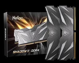 Оперативна пам'ять Netac 32GB (2x16GB) DDR4 3200MHz Shadow II Black (NTSWD4P32DP-32K) - мініатюра 3