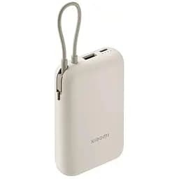 Зовнішній акумулятор вбудований кабель Xiaomi 10000mAh Integrated Cable (BHR9072GL) - мініатюра 5