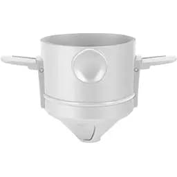 Пуровер для ручного заварювання кави Semi Coffee Maker багаторазова White