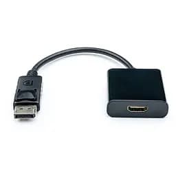 Перехідник Atcom DisplayPort - HDMI (M/F), 0.1 м, Black (16852) - мініатюра 2