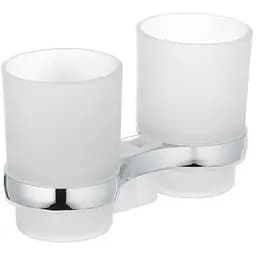 Тримач для щіток з 2 склянками настінний Zerix LR3308 LL1439 хром