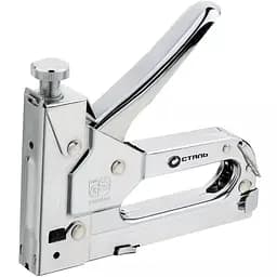 Степлер строительный профессиональный Сталь тип 50 4-14мм + 600 скоб (62001)