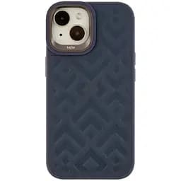 Чохол-накладка Kajsa Briquette Collection Rhombus Apple iPhone 15 Blue