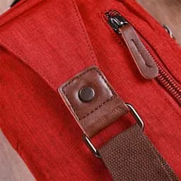 Стильна плечова сумка для чоловіків із щільного текстилю Vintage 16х29х8 см sum0028938 - мініатюра 10