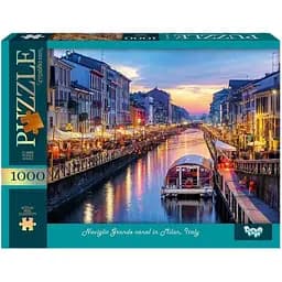Пазл Danko Toys Канал Навильо-Гранде 1000 элементов C1000-13-07 