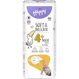 Подгузники детские одноразовые Bella Baby Happy Maxi Plus 4+ (9-15 кг) 40 шт.