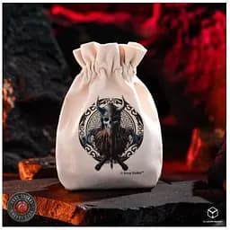 Мішок для кубиків Q‑Workshop Anne Stokes Dice Pouch: Viking Skull (BAST208) - мініатюра 2
