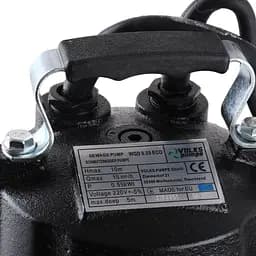 Насос фекальний Volks pumpe WQD 0.55 ECO 0.55 кВт чорний - мініатюра 4