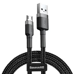Кабель Baseus Cafule Cable USB to MicroUSB 2A 3m CAMKLF-HG1 Black-Grey