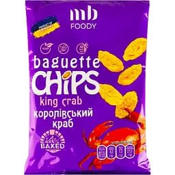 Сухарики MB Foody Baguette Chips Пшеничные Королевский краб 55 г (942031)