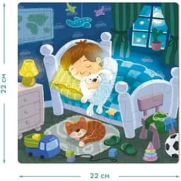 Пазл DoDo 4 в 1 Мій день, 72 елементи (300130) - мініатюра 3