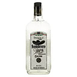 Текила Sombrero Silver 100% Agave, 38%, 0,7 л
