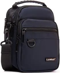 Чоловіча сумка Lanpad на плече Синя