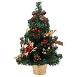 Штучна ялинка Chomik червоно-золотистий декор 50 см (ANT2347)