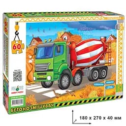Детский пазл Бетономешалка Энергия Плюс 85600 на 60 элементов