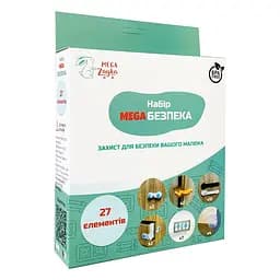 Набір для захисту MEGA Безпека Mega Zayka MGZ-0800(Dark) 27 елементів