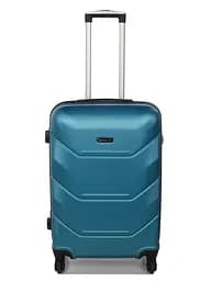 Валіза середня M Madisson Snowball 32303 пластикова 70л Бірюзова