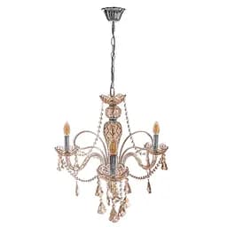 Люстра свічка Brille підвісна кришталева E14 40W CH (BCL-690S/3)