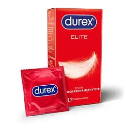 Презервативи ультратонкі Durex Elite 12 шт.