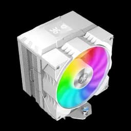 Кулер для процесора GameMax Gamma 90 Digital, White, алюміній/мідь, 1x92 мм ARGB, для Intel 1851/1700/1200/115x, AMD AM5/AM4, до 150 Вт, висота 132 мм