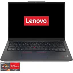 Ноутбук Lenovo ThinkPad E14 Gen 6 з процесором AMD Ryzen™ 5 7535HS pana la 4.55GHz, 14" WUXGA, IPS, 16GB DDR5, 512GB SSD, AMD Radeon™ 660M графікою, No OS, чорний, 3Y Onsite