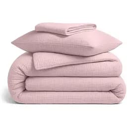 Комплект постільної білизни Cosas Rose CS1 Підлітковий муслін рожевий (Muslin_40Rose_El90-40Rose_155)