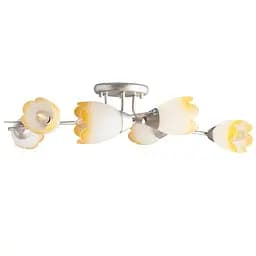 Люстра стельова Brille флористика E14 60W G (LK-196S/6)