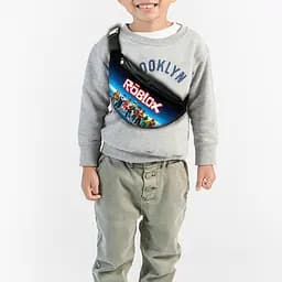 Сумка-бананка детская Роблокс "Roblox" 32х15см,через плечо для мальчика (00284)