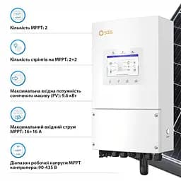 Гібридний однофазний інвертор 6kW Solis S6-EH1P6K-L-PLUS 48V WiFi 2 MPPT (42-00189) - мініатюра 3
